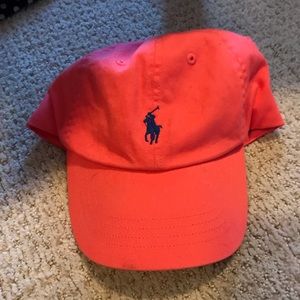 Pink polo hat